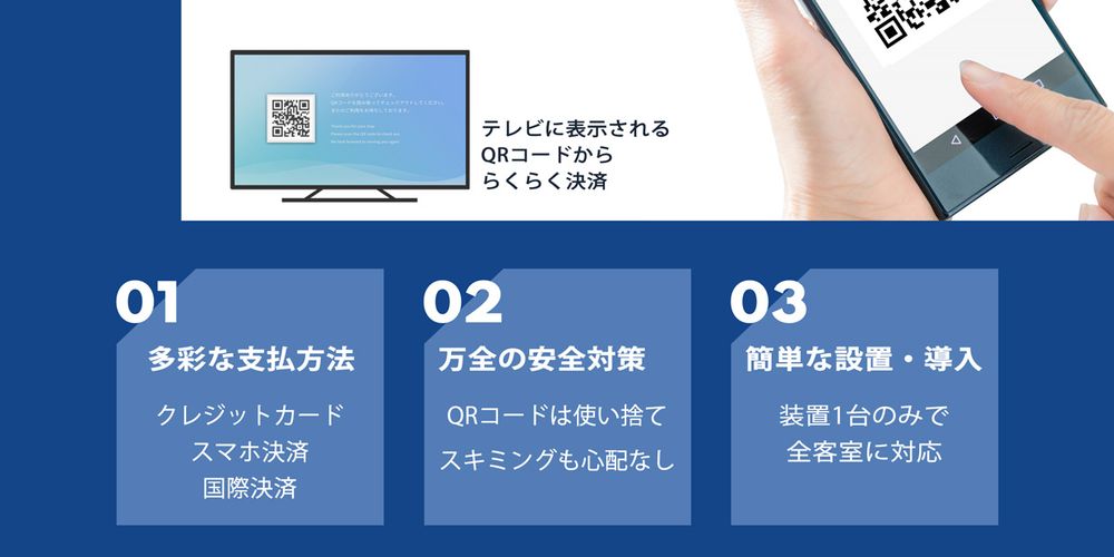 客室料金精算システムの最終形「スマホで料金精算」